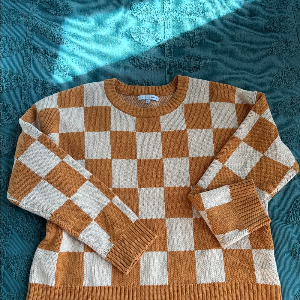 Baltic Born Checkerboard Sweater - Picture 2 of 6